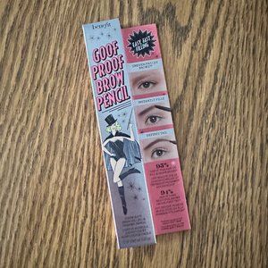 Benefit Goof Proof Waterproof Easy Shape & Fill Eyebrow Pencil NIB Shade 4